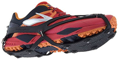Kahtoola 1st Gen NANOspikes Footwear Traction for ICY Winter Road Running & Walking - color: Black, size: Small