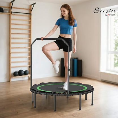 Soozier 45/48" Rebounder Trampoline for Adults 440lbs Mini Trampoline - color: Green, size: 48"