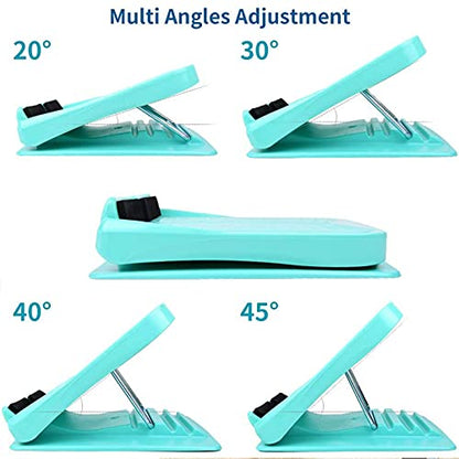 Slant Board, Adjustable Incline Board and Calf Stretcher, Stretch Board for Stretching Tight Calves or Plantar Fasciitis，Foot Stool Adjustable Strength Training Equipment Leg Exercise Machines - color: Blue