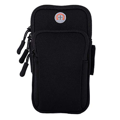 Phone Holder for Running Armband iPhone 17 16 16e 15 14 13 12 11 Pro Max XS XR Plus Mini Galaxy Ultra S26 S25 S24 S23 S22 S21 Note 20 10 Pouch Bag, Arm Band Sleeve Fit Sport Gym Hiking Black - color: 1-Black