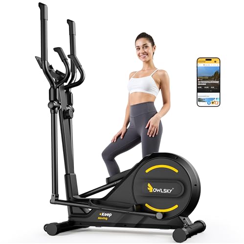 MR. CAPTAIN Elliptical Exercise Machine, Elliptical Machine for Home,16 Resistance Levels,300LBS