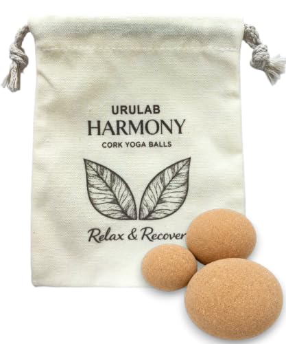 Cork Massage Ball Set, Myofascial Release for Trigger Points & Knots