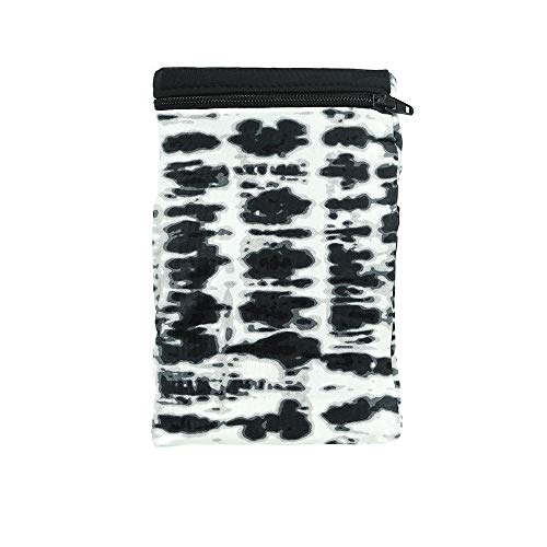 Sprigs Wrist Wallet Running Wristband Pocket for Keys Cards Cash ID Phone - color: Black Tie Dye