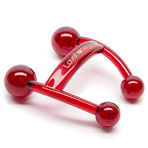 Lovehoney Oh! Body Massager, Handheld Tool for Muscle Pain, Red - color: Red