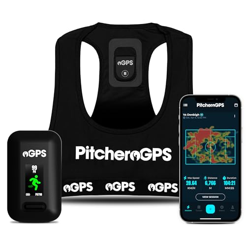 PitcheroGPS Soccer GPS Tracker Vest - 60 Days App Access Included - size: Adult Large