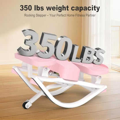 HOTWAVE Rock Stepper, The Rock Stepper Side to Side Exercise Machine - color: Pink, size: Standard