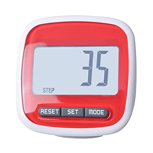 Simple Pedometer LCD Dispaly 3D Walking Step Counter Pedometer Running Walking Passometer Counter with Clip - color: c cup