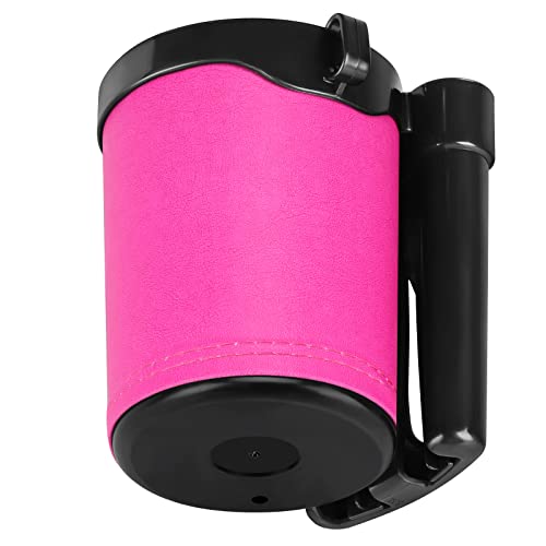 Accmor Stroller Cup Holder with Phone Keys Holder, 3-in-1 Universal Cup Holder, Drinks Bottle Holder for Stroller, Bike, Wheelchair, Walker, Scooter - color: Black Pink