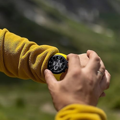 PALADA Men's Digital Sports Watch Waterproof Tactical Watch with LED Backlight Watches for Men - color: Yellow