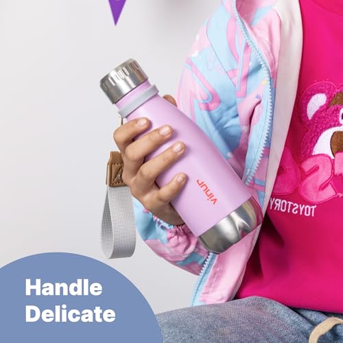 Kids Stainless Steel Water Bottle for School-9 oz Insulated Water Bottle - color: Royal Blue, size: 9 Ounces