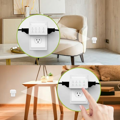 BN-LINK Indoor Countdown Timer with Repeat Function, 2-Outlets, 3-Prong - style: 2 Outlets Countdown Timer