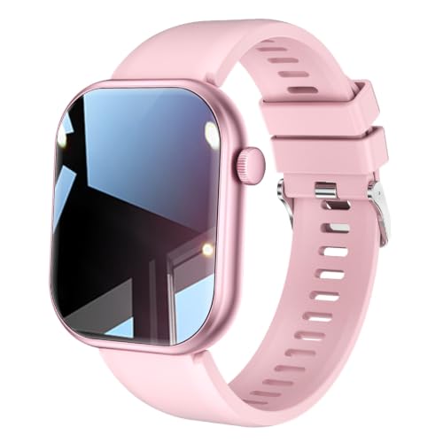 Fitness Tracker Smart Watch,100+ Sport Modes,Life Waterproof, Pedometer Step Tracking,Call & Message Push,Sedentary Reminder,2.01" Screen,Magnetic Charging for Android iOS Phones(Pink) - color: Pink