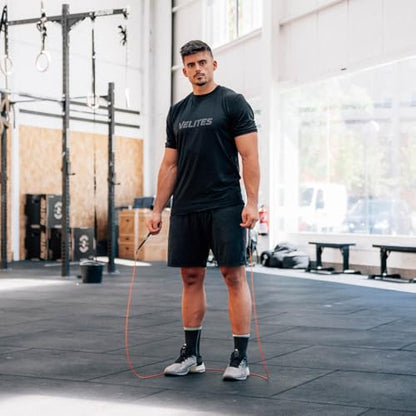 Velites Cyclone Jump Rope for CrossFit and Training - color: Black