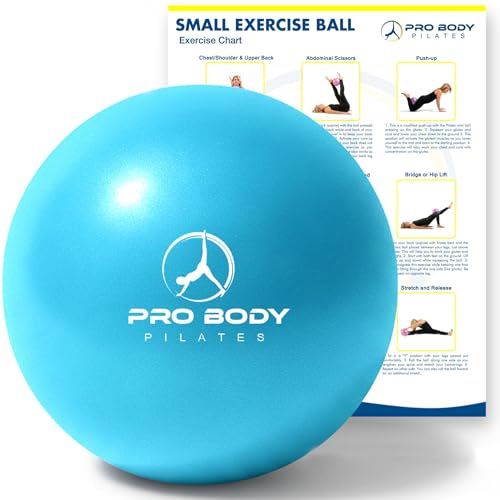 ProBody Pilates Ball Small — 9 Inch Small Exercise Ball - color: Teal
