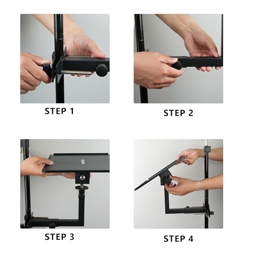 Laptop Tray Mount for Speaker Stand, 11" x 15.6"