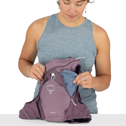 Osprey Dyna 6L Women's Running Hydration Vest with Hydraulics Soft Flasks - color: Purple Dusk, size: Medium