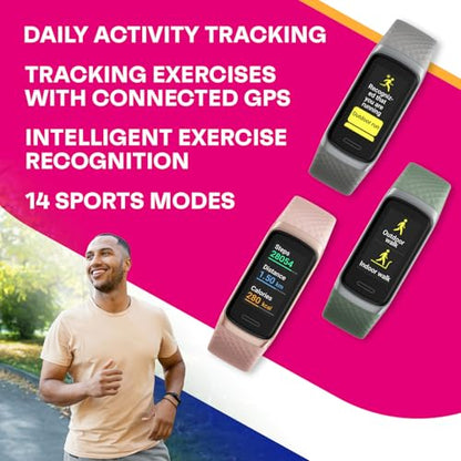 OCTANDRA Active 2 VeryFit Fitness Tracker Heart Rate SpO2 Blood Oxygen Saturation Sleep Monitor 1.05" Screen Activity Step Counter Pedometer IP68 Waterproof Smart Watches for Men Women (Grey) - color: Porpoise Grey