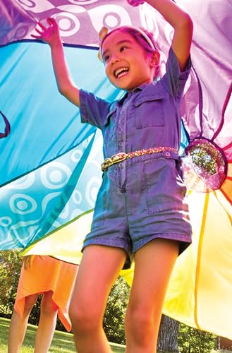 B. toys Woo-Hue Parachute, Kids Play Parachute with 15 Balls, 8ft, Activity - style: Parachute Play