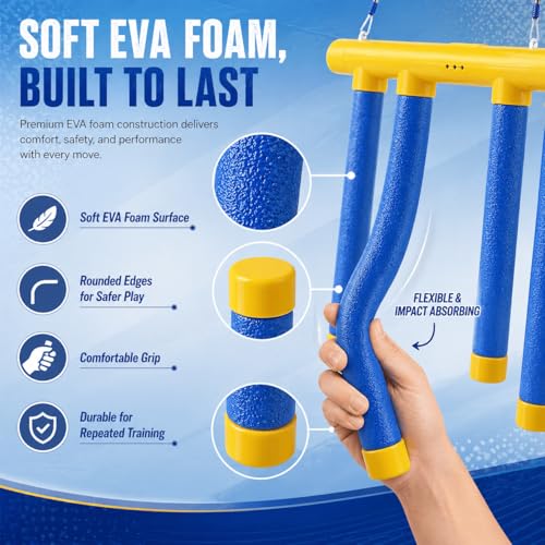 Reflex Drop Sticks Game, 3-Speed Reaction Training Tool for Adults