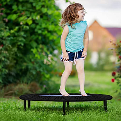 Tatuo Trampoline Spring Cover Round Replacement - color: Black, size: 48 Inch-8 Hole