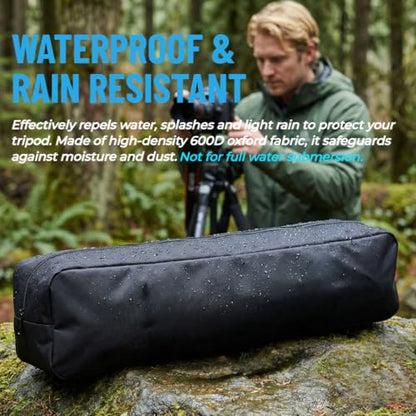 Tripod Bag Case，Tripod Storage Bog Bag with Shoulder Strap,Multifunctional Carrying Case for Mic Stand, Music Stand, Drum Hardware, Speakers, light, Ring Light Projector Stand (29.5*4*4 inch) - size: 29.5*4*4 inch