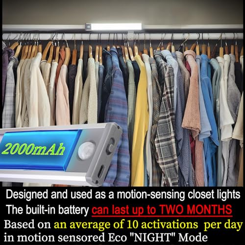Bundles: Including Ultra-Bright 70LED Motion Closet Lights 2 Pack