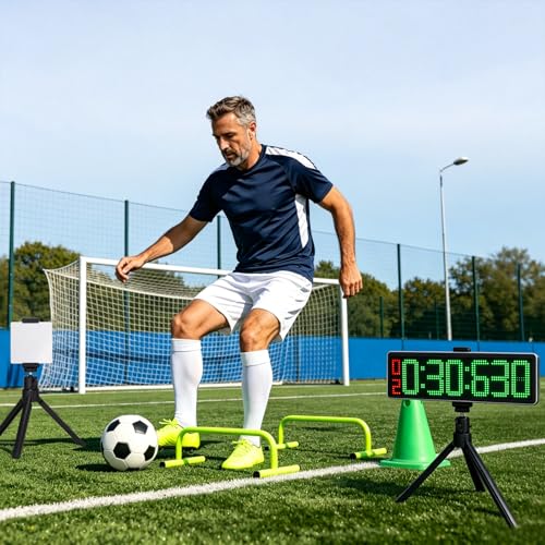 Powered Cordless Lap Laser Timer with Stand