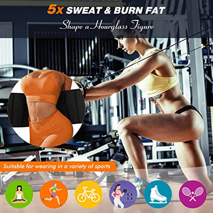 Women Waist Trainer Cincher 3 Straps Tummy Control Body Shaper - color: Black - Hooks - 3 Belts - Sweat Waist Trainer, size: Small