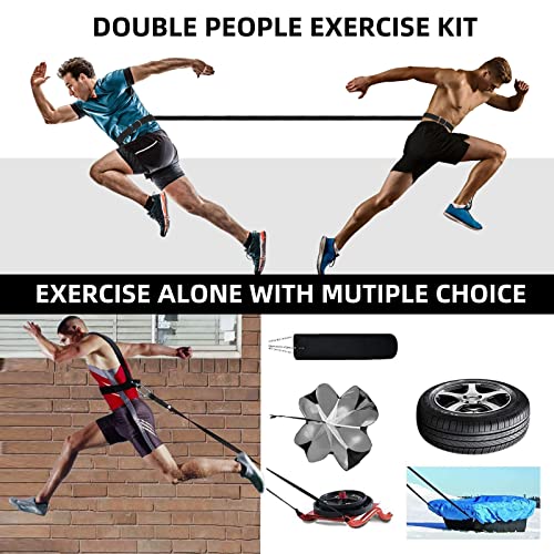 Sled Harness Set, Pulling Strap for Speed Power Agility Training