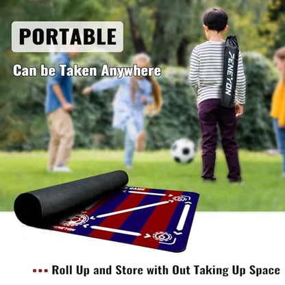 Soccer Training Mat, Soccer Training Equipment, Soccer Gifts for Boys 8-12 - color: Stripes, size: 35*23 IN