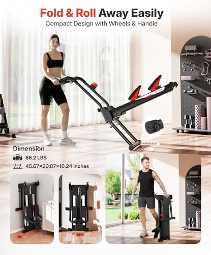 YOLEO Magnetic Stair Stepper for Exercise at Home, 16-Level Adjustable Resistance Up to 130LB, Folding Cardio Stairmaster with 28''Extended Stride&Low Noise,Stair Climber with HR Sensor for Full Body