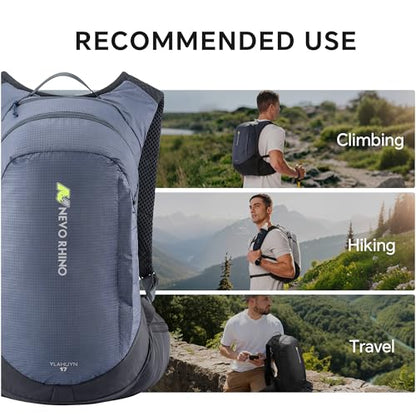 N NEVO RHINO 17L Hydration Backpack, Water Backpack with 500ml Soft Flask - color: Blue