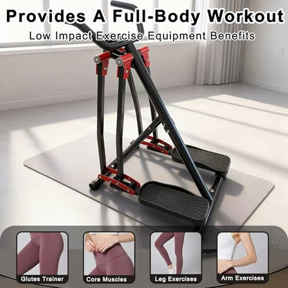 KINMAC Air Walking Elliptical Exercise Machine - color: Black