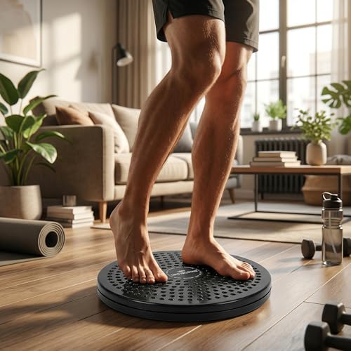 Waist Twisting Disc, Body Trimmer Core Ab Twistboard Domestic Fitness Exercise Slimming Equipment for Workout Reflexology