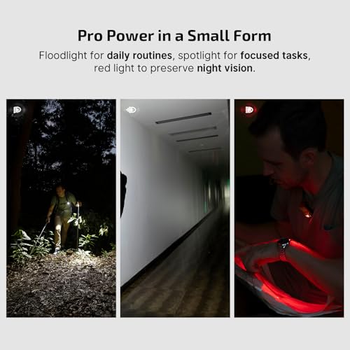 OLIGHT Oclip Pro Rechargeable EDC Clip-on Flashlight, FS Red - color: Red