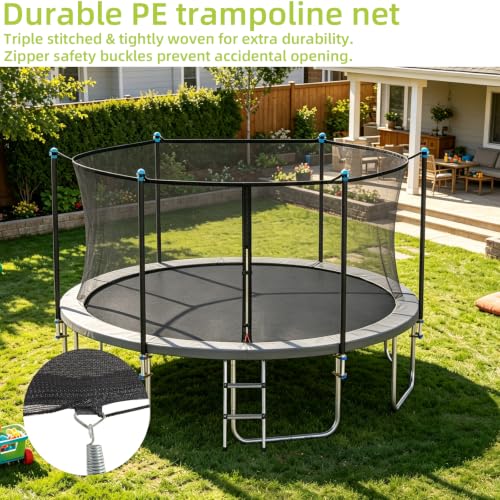 Universal Trampoline Poles Replacement Net Pole for Trampoline Leg Max 1.5"
