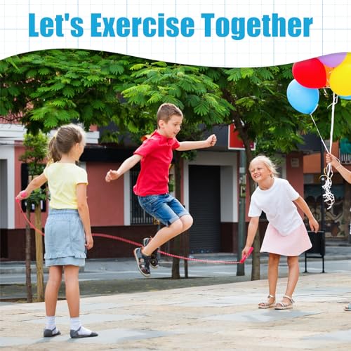 Honoson 50 Pcs Jump Ropes Bulk for Kids 7.8ft Adjustable,Multicolor - color: Multicolor