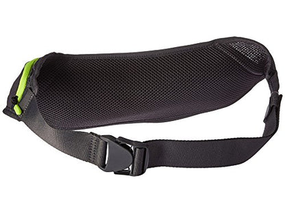 Nike Double Flask Pocket Running Belt (Dark Grey/Volt)