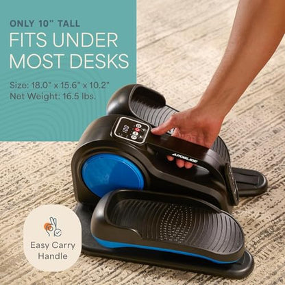 Lifepro Under Desk Elliptical-Leg excerciser with Red Light Therapy Option - color: Black