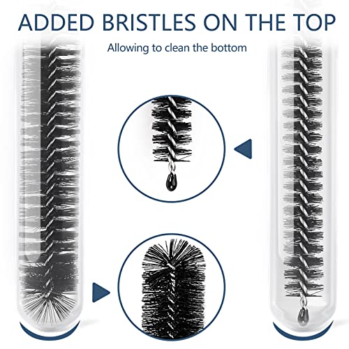 Ixiaoyoo 12 Pcs Straw Cleaner Brushes Set, 8.2 Inch Nylon Cleaning Brush - color: 8.2 Inch Black Cleaning Brushes