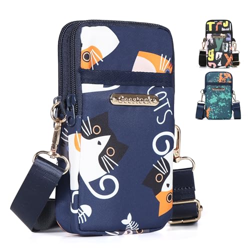 Geestock Lightweight Small Crossbody Bag for Women Cell Phone Purses Travel Pouch Shoulder Bag for Running, Walking