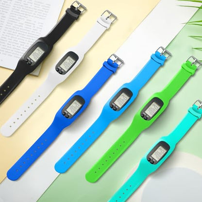 Geyoga Walking Running Pedometer Watch - color: Cool Neutral Multi