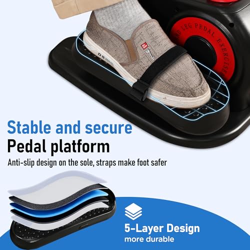 Elliptical Exercise Machine, Low‑Impact Motorized Pedal Exerciser