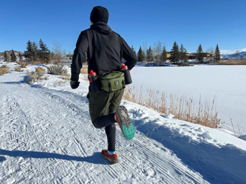 Uncharted Supply Co. Hip Pack for Running, Hiking, Biking (Olive) - color: Olive