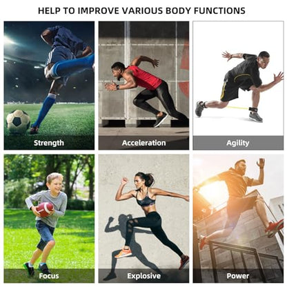 Speed Training Equipment, 80lb Running Resistance Bungee Band Set