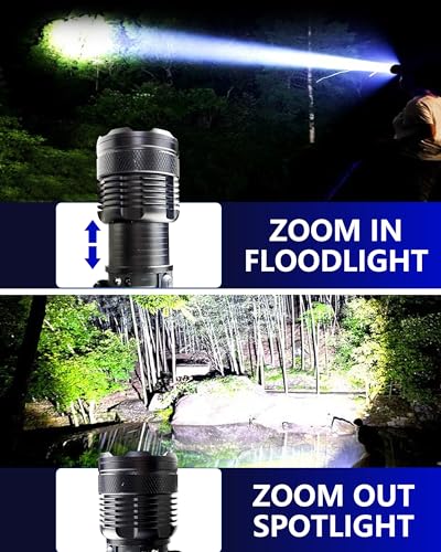 Headlamp Rechargeable, 100,000LM Super Bright LED Head Lamp Light