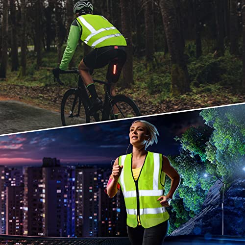 JaGely 20 Pack Reflective Safety Vests with Pockets