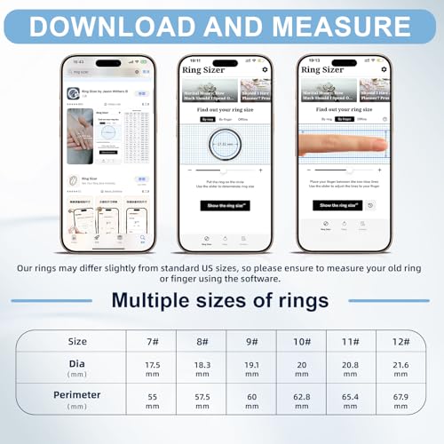 Smart Ring, Ceramics Fitness Tracker & Health Monitoring Ring with Heart Rate/SpO2/HRV/Sleep Tracking, Multi-Sport Activity Tracker, 5ATM Waterproof, iOS Android Compatible (White, 10) - size: 10
