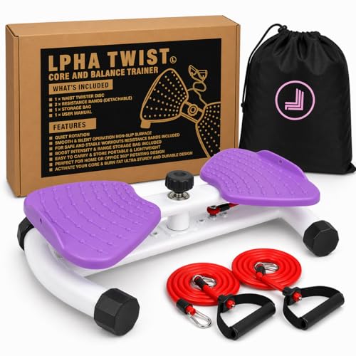 Waist Twister Machine – Ab Trainer Machine | Waist Sculptor & Twist Exercise Machine for Abs Workout | Noiseless Ab Twister Board | Women Waist Trainer with Storage Bag