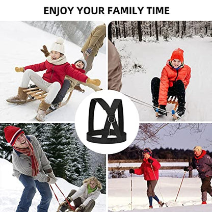 Sled Harness Set, Pulling Strap for Speed Power Agility Training